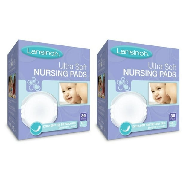 Lansinoh Ultra Soft Disposable Nursing Pads 36 ea Pack of 4